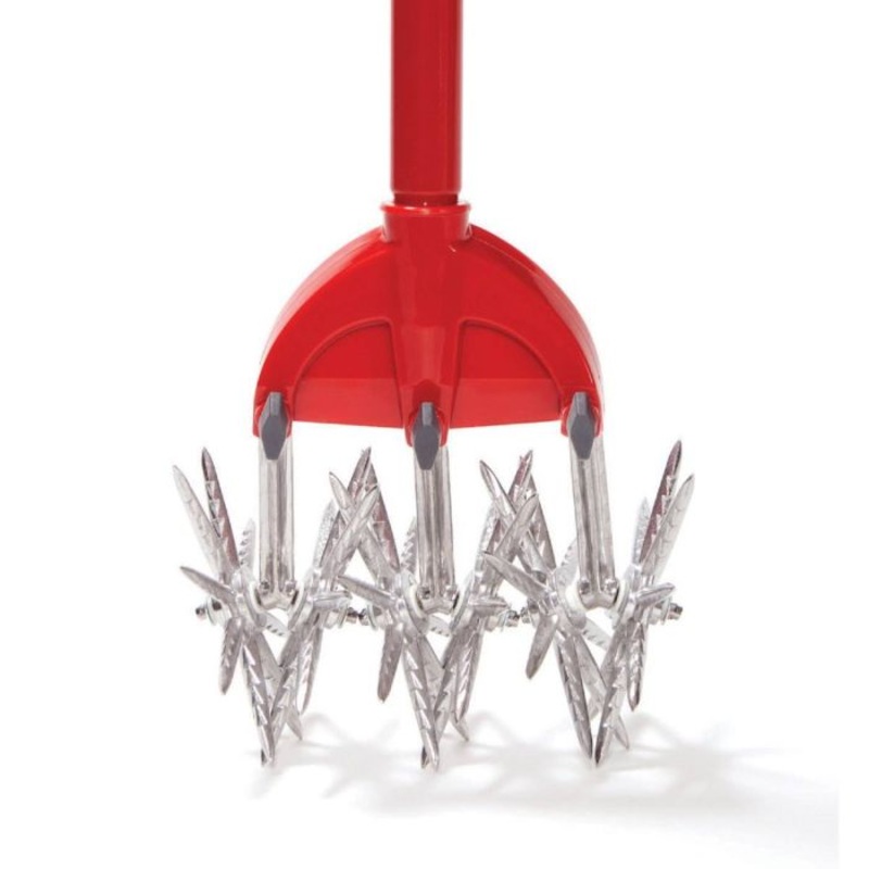 Garden Weasel Cultivator and Tiller, Durable Steel, Detachable Tines, No Bending 5′