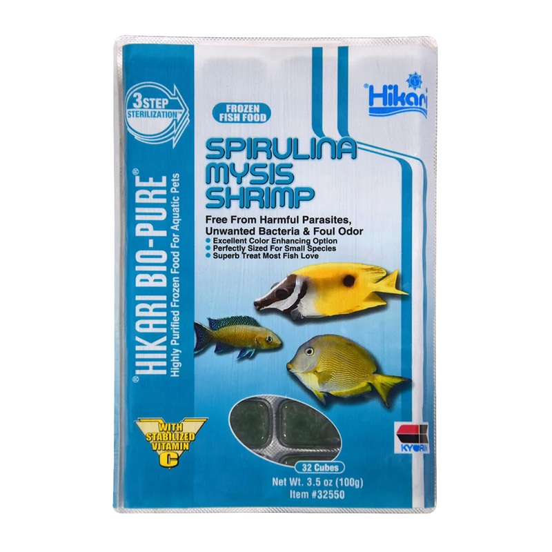 Hikari Spirulina Mysis Shrimp