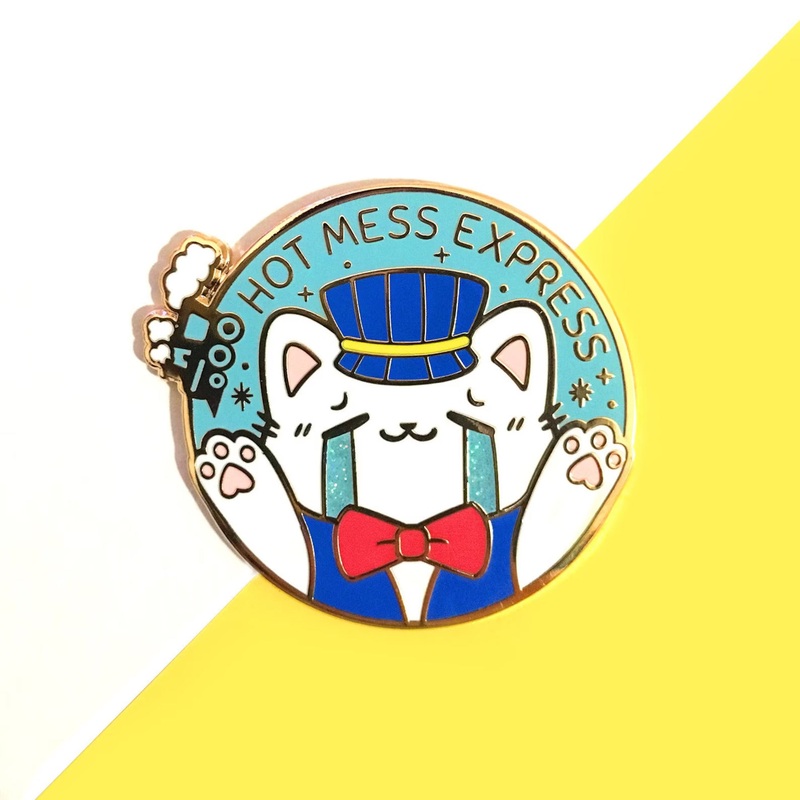 Hot Mess Express enamel pin