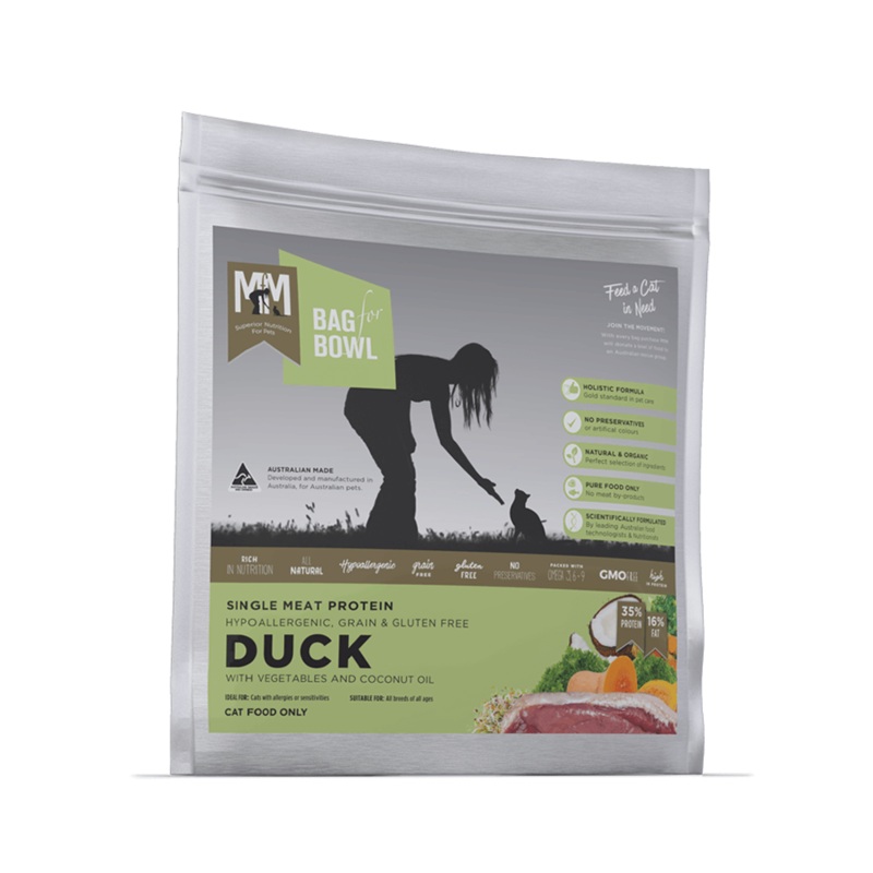 MEALS FOR MEOWS CAT SINGLE PROTEIN DUCK GREEN 2.5KG