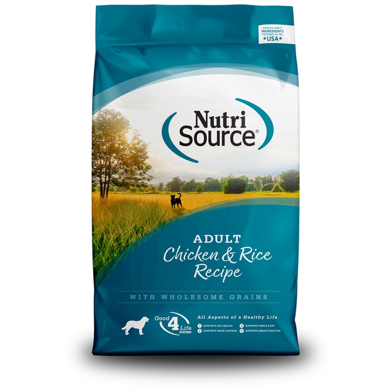 NutriSource Adult Chicken & Rice Recipe Dry Dog Food 26 Lb