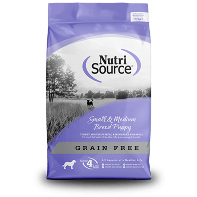 Nutrisource Grain Free Small & Medium Puppy Dog Food 26
