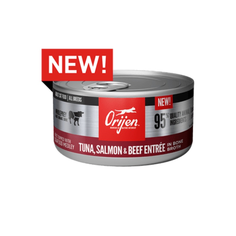 Orijen Tuna, Salmon & Beef Recipe Canned Cat Food 3 oz