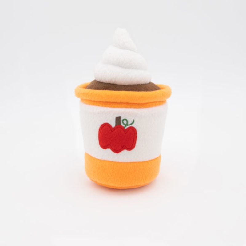 ZippyPaws NomNomz – Pumpkin Spice Latte Dog Toy
