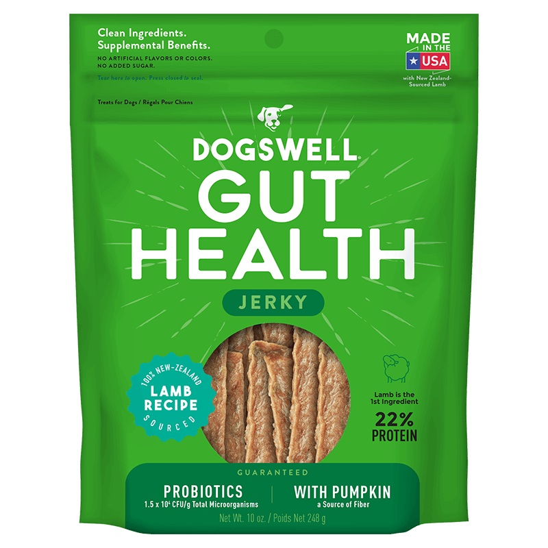 Dogswell Gut Health Jerky Treats Lamb