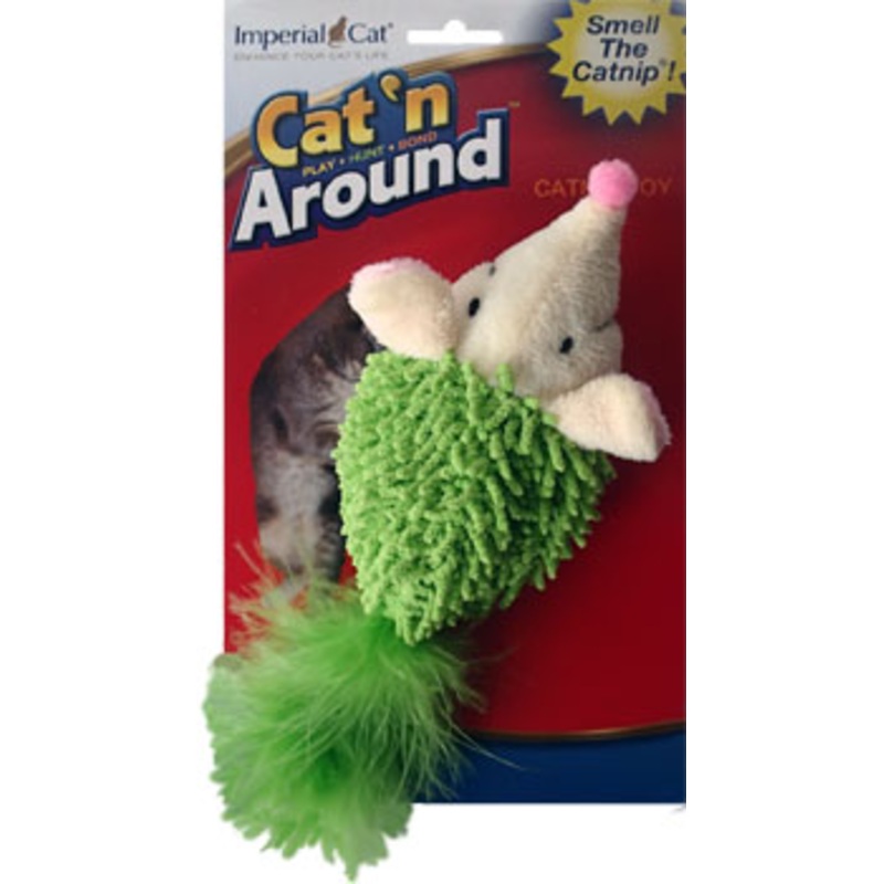 Feather Hedgehog Catnip Toy
