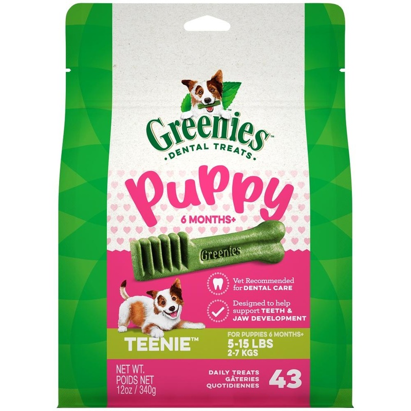 Greenies 6+ Months Puppy Teenie Dental Dog Treats 6 oz