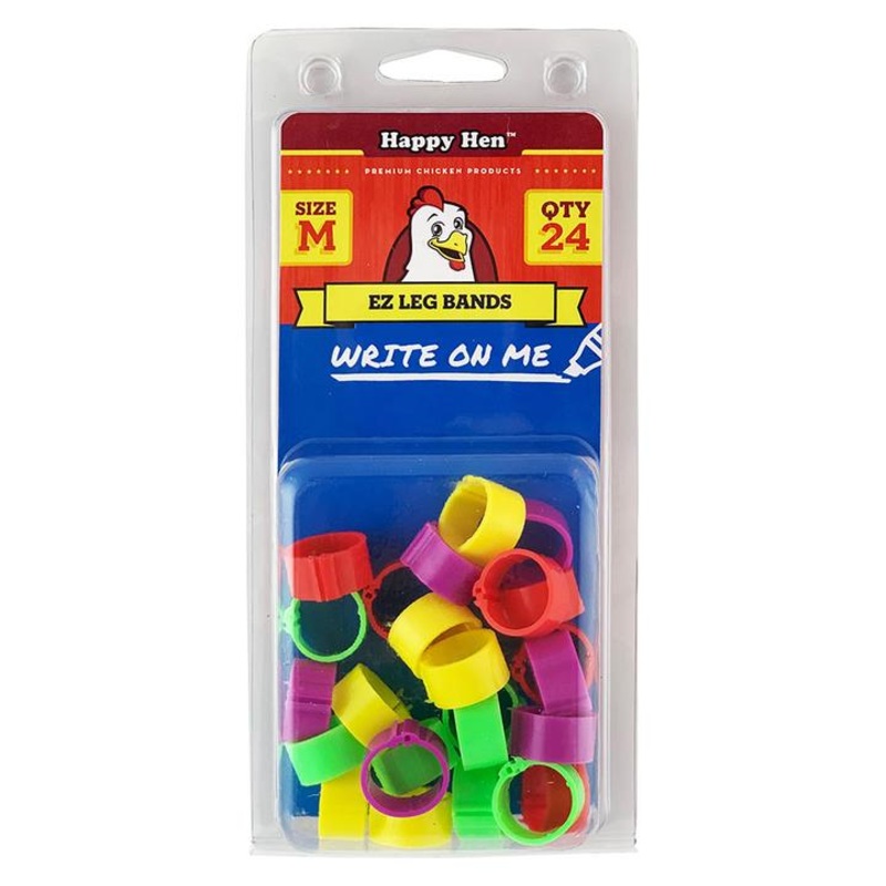Happy Hen Treats EZ Leg Bands Medium/26 Count