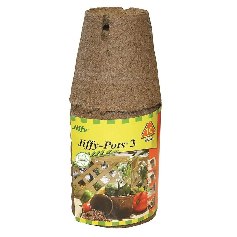 Jiffy 3″ Peat Pots 10 Pack