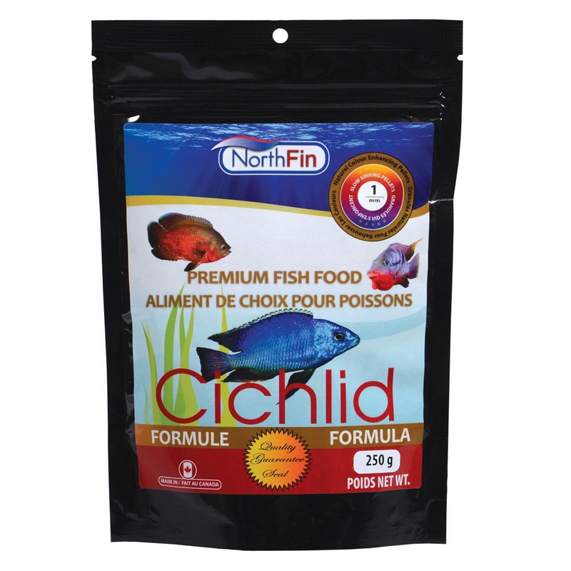 NorthFin Cichlid Formula – Slow Sinking Pellets 250 gm (8.8 oz) 1mm – 250 gm (8.8 oz)