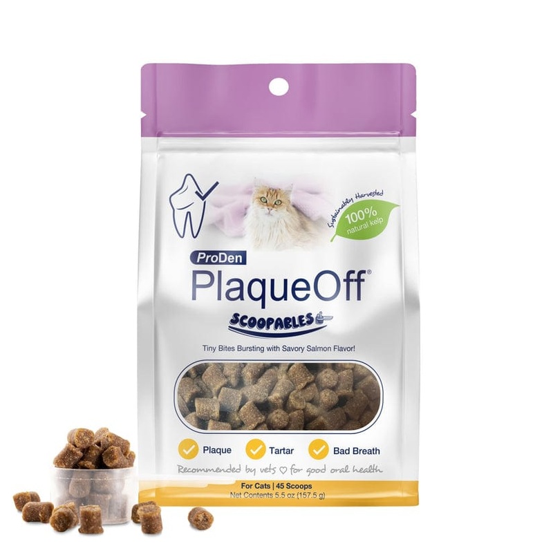 Proden PlaqueOff Dental Supplement Scoopables for Cats 45 Scoops