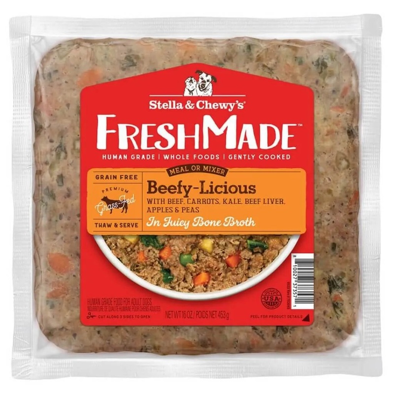 Stella & Chewy’s FreshMade Beefy-Licious Gently Cooked Dog Food -16oz