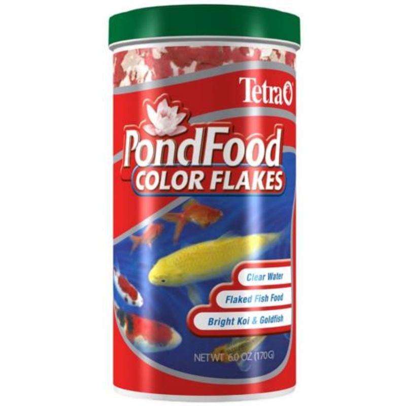 Tetra Pond Flake Color Food 6 oz 1 liter
