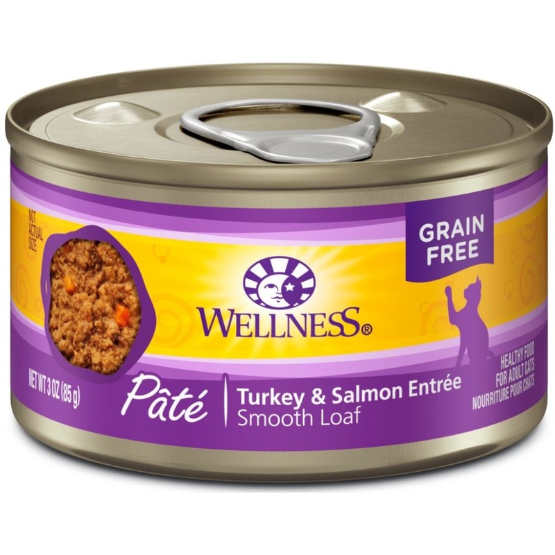 Complete Health Natural Grain-Free Turkey and Salmon Pate Wet Canned Cat Food 3 oz, case of 24