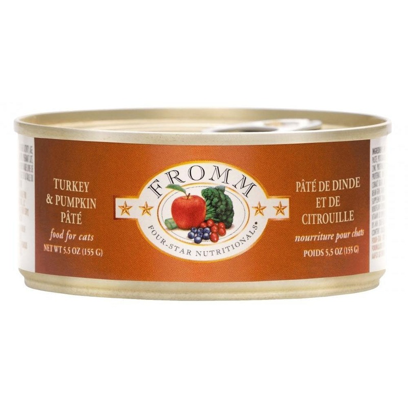 Fromm Four-Star Nutritionals Grain-Free Turkey & Pumpkin Pt Wet Cat Food 5.5oz