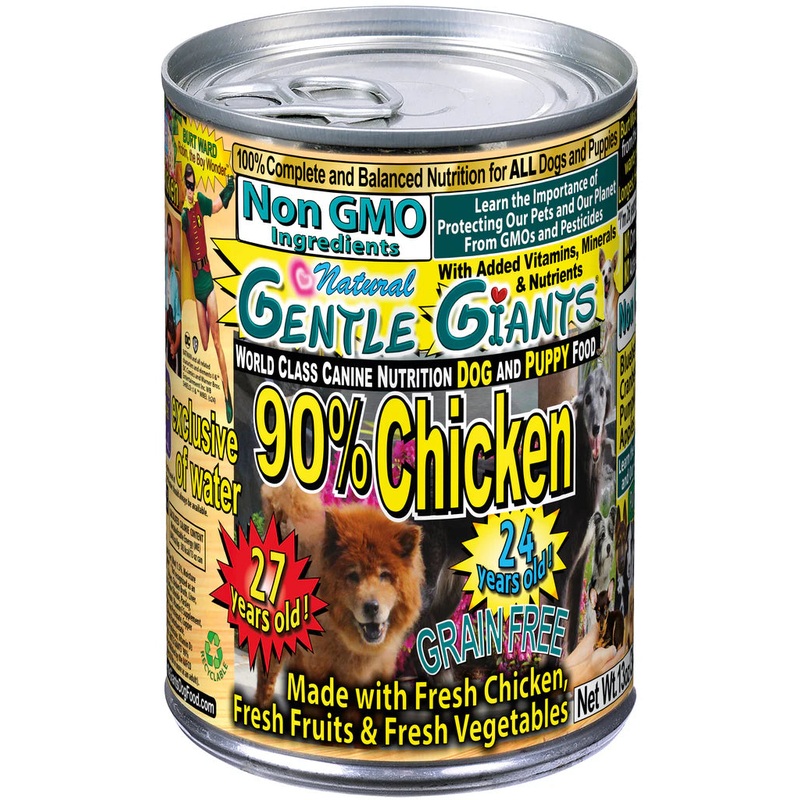 Gentle Giants DOG 90% Chicken – Can 13oz Single 13oz