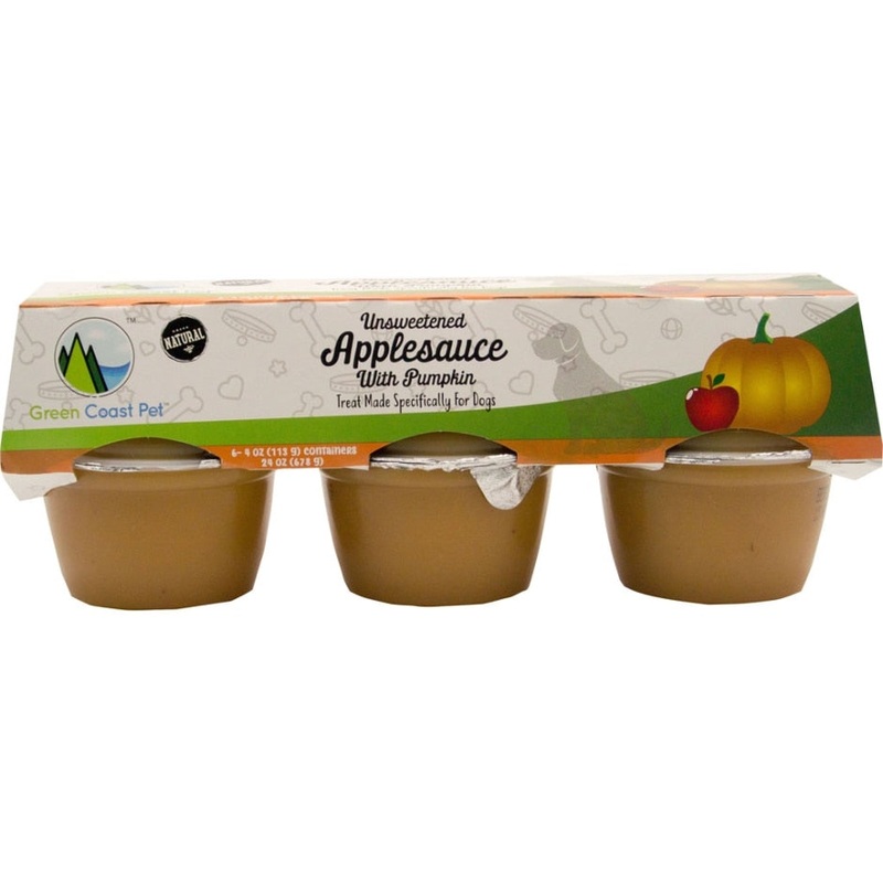 Green Coast Pet Unsweetened Applesauce Dog Treat APPLE