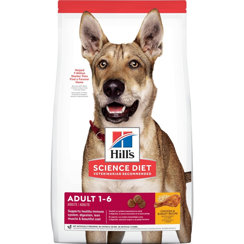 Hill’s Science Diet Adult Chicken & Barley Recipe Dog Food 5-lb