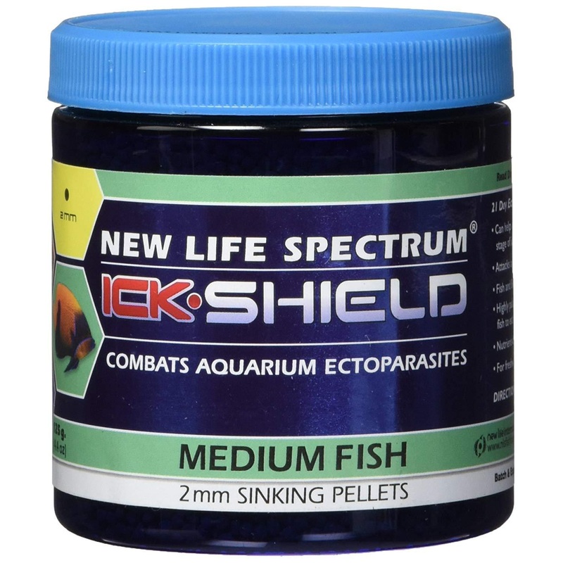 ICK SHIELD Ectoparasite Combatant 2mm Sinking Pellets – New Life Spectrum