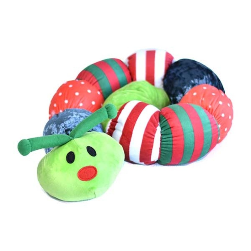 PatchWork Pet Holiday Ornaments Caterpillar 43″ Dog Toy