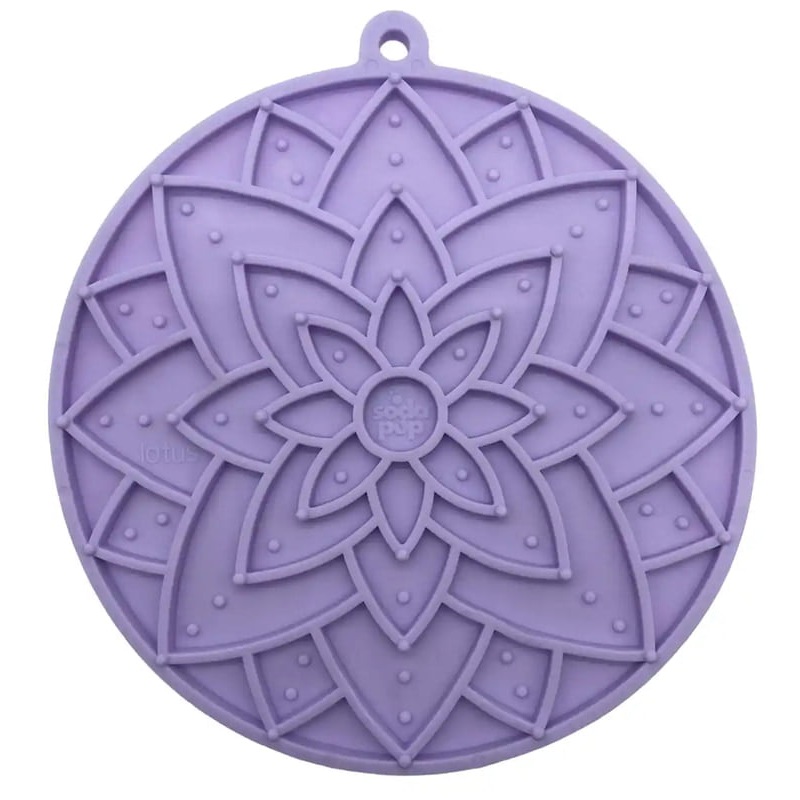Sodapup Enrichment Mat Lotus Light Purple