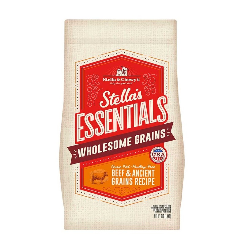 Stella & Chewy’s Essentials Wholesome Grains Beef & Ancient Grains Dry Dog Food 3-lb