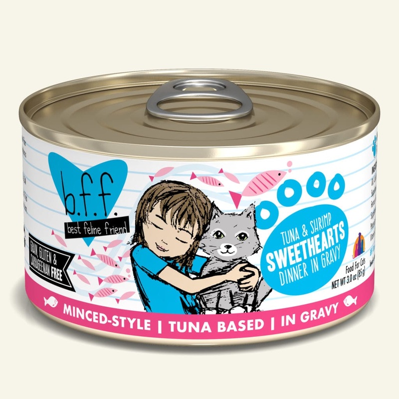 Weruva BFF Cat Food (Wet) – Tuna & Shrimp Sweethearts 5.5oz