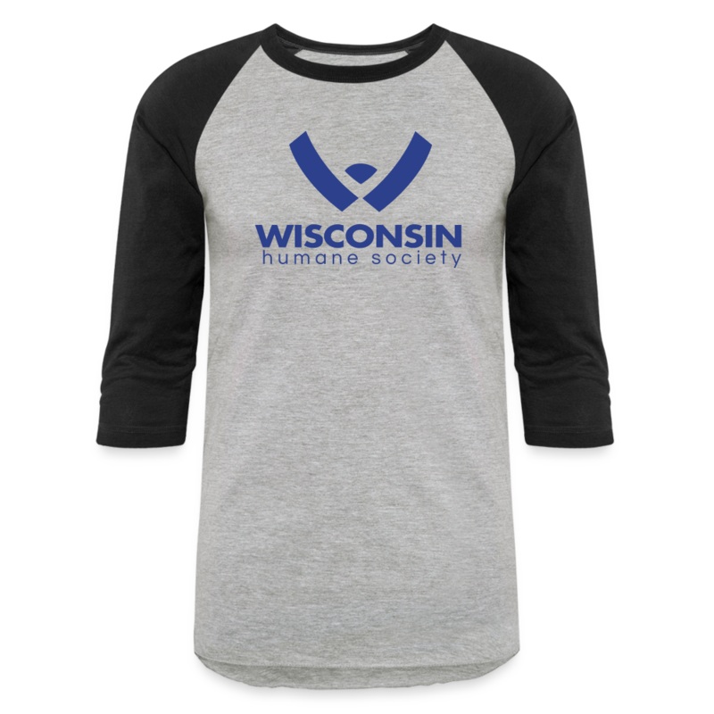 WHS Logo Baseball T-Shirt heather gray/black S