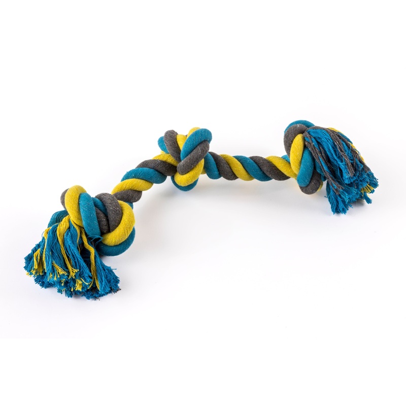 Attachment Theory 3 Knot Rope Tug Toy for Dogs 17 in