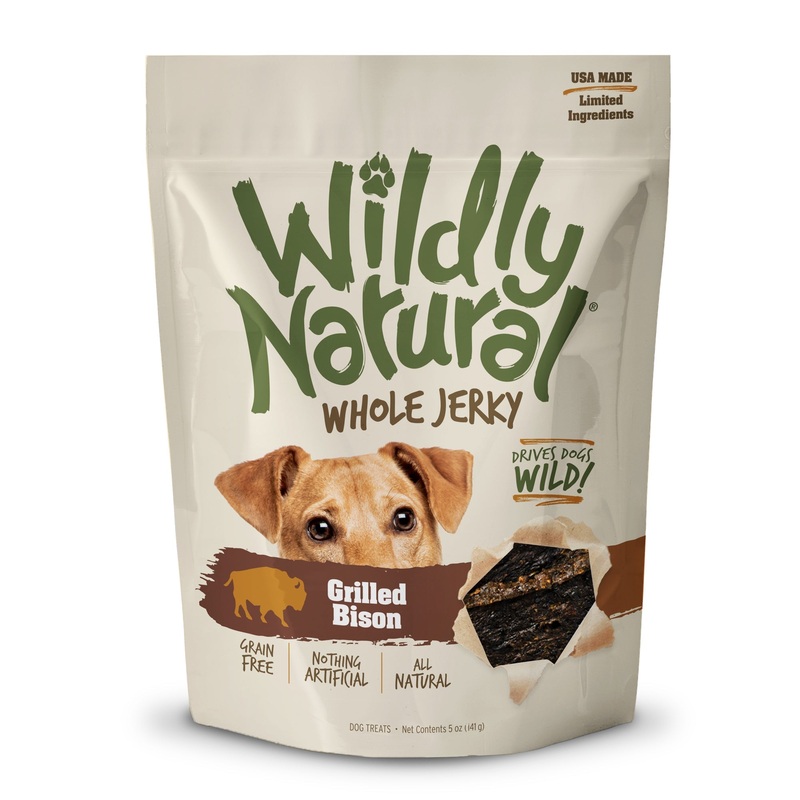 Fruitables Wildly Natural Jerky Grilled Bison Dog Treats 5-oz