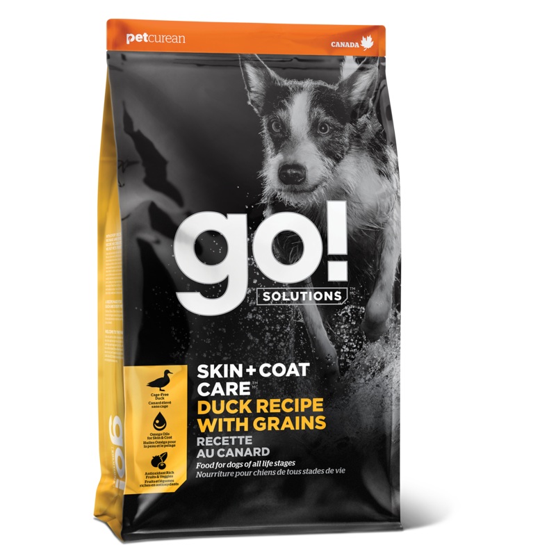 GO! SKIN + COAT CARE Duck Recipe With Grains for Dogs 3.5 lb