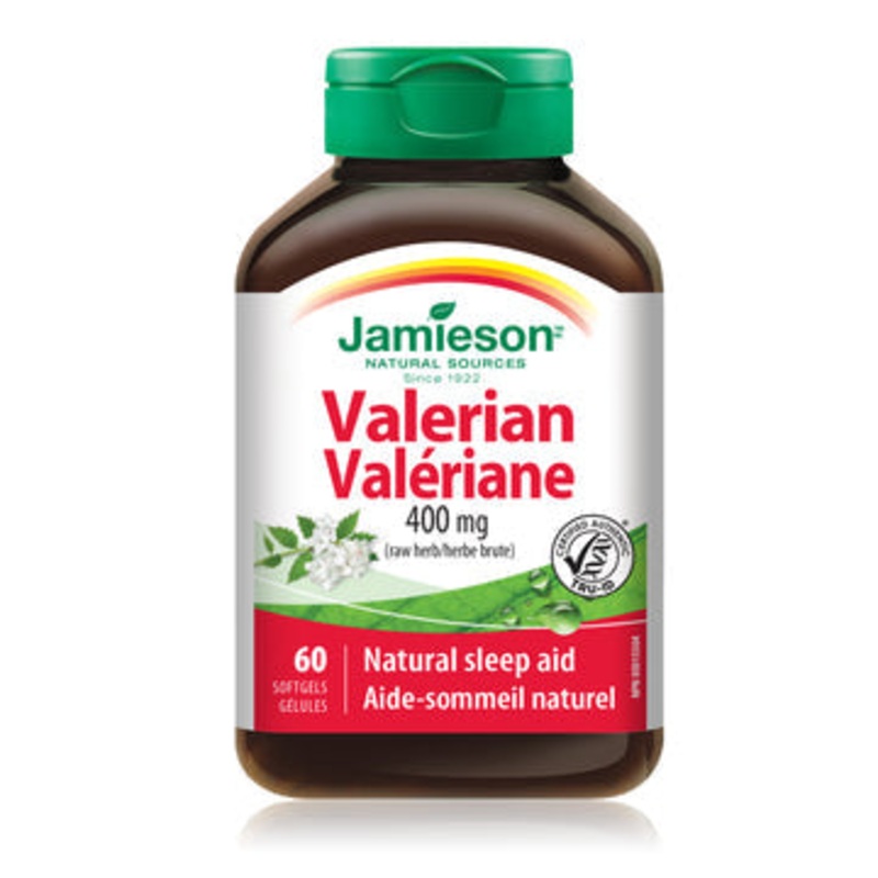 Jamieson Valerian 400 mg 60 softgels