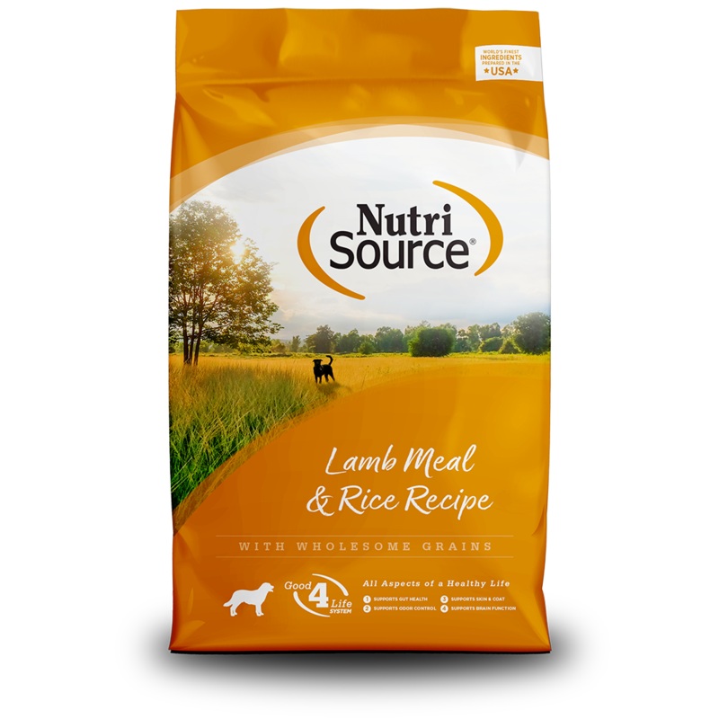 NutriSource Lamb Meal & Rice Recipe Healthy Dry Dog Food 30 lb