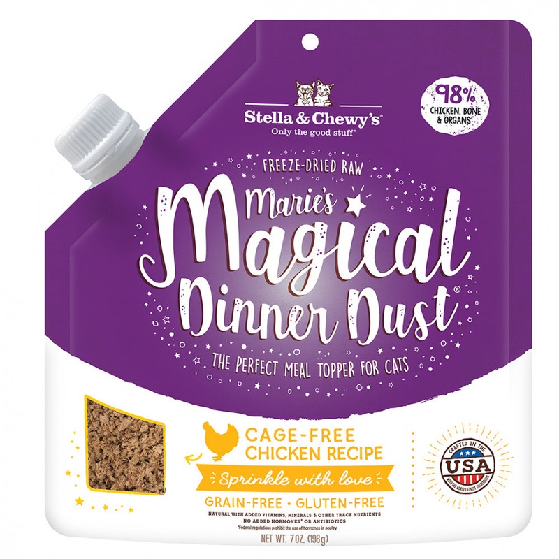 Stella & Chewy’s Marie’s Magical Dinner Dust Cage Free Chicken Cat Food Topper