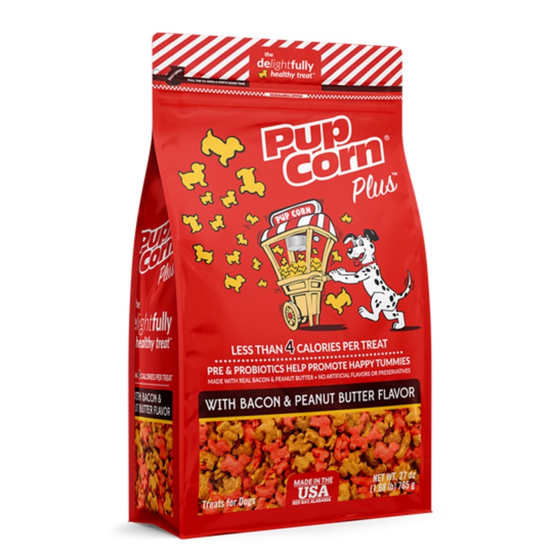 Sunshine Mills Pupcorn with Bacon & Peanut Butter Dog Treats 27-oz