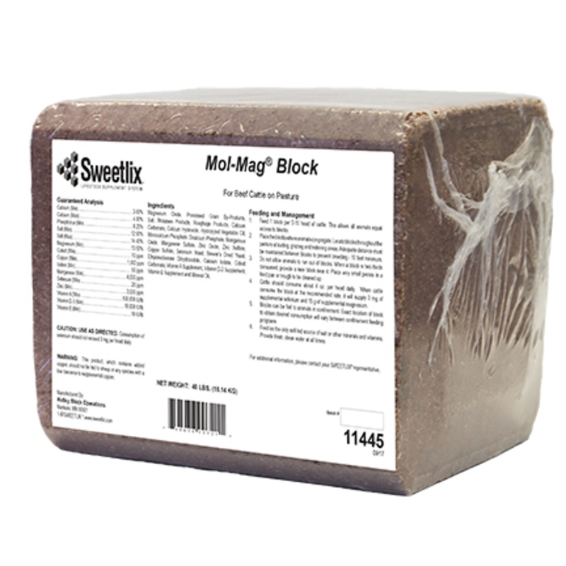 Sweetlix Mol Mag Pressed Block 40 LB