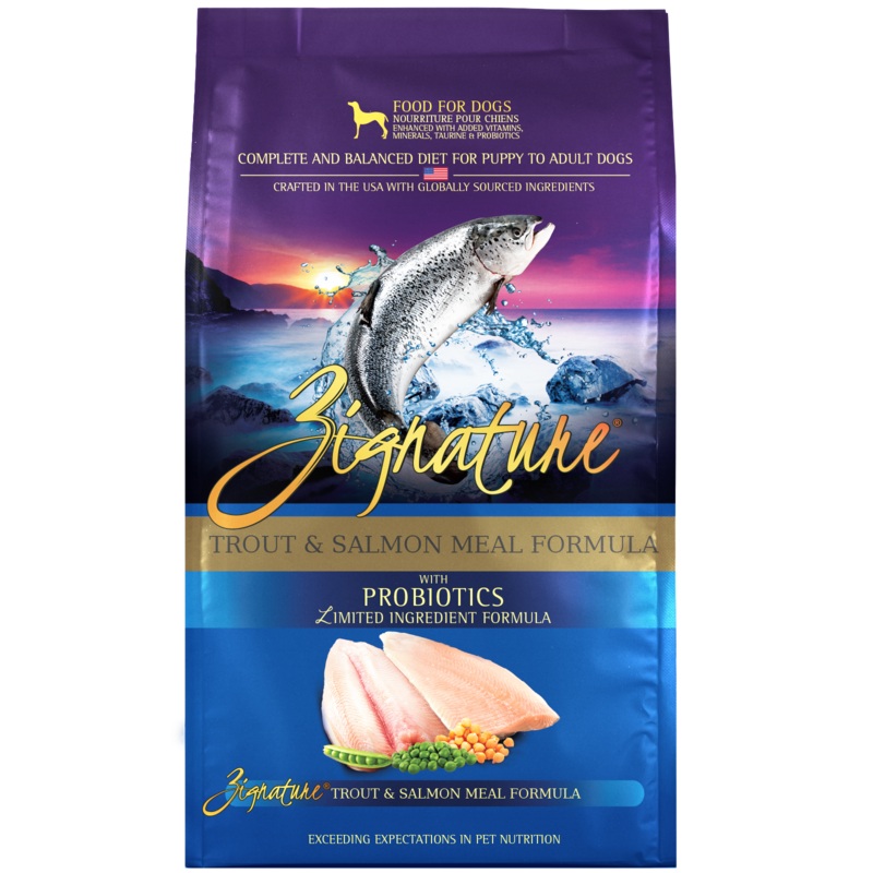 Zignature Trout & Salmon Meal Formula (Dry) 4 Lb