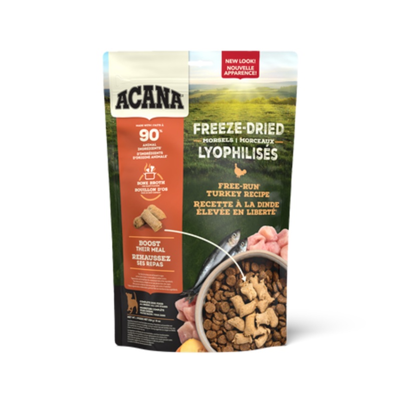 Acana Free-Run Turkey Morsels 227g Freeze Dried Dog Food
