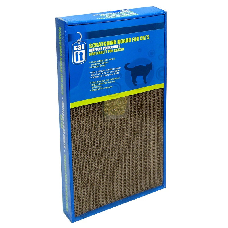 Catit Cat Scratching Board with Catnip – Large