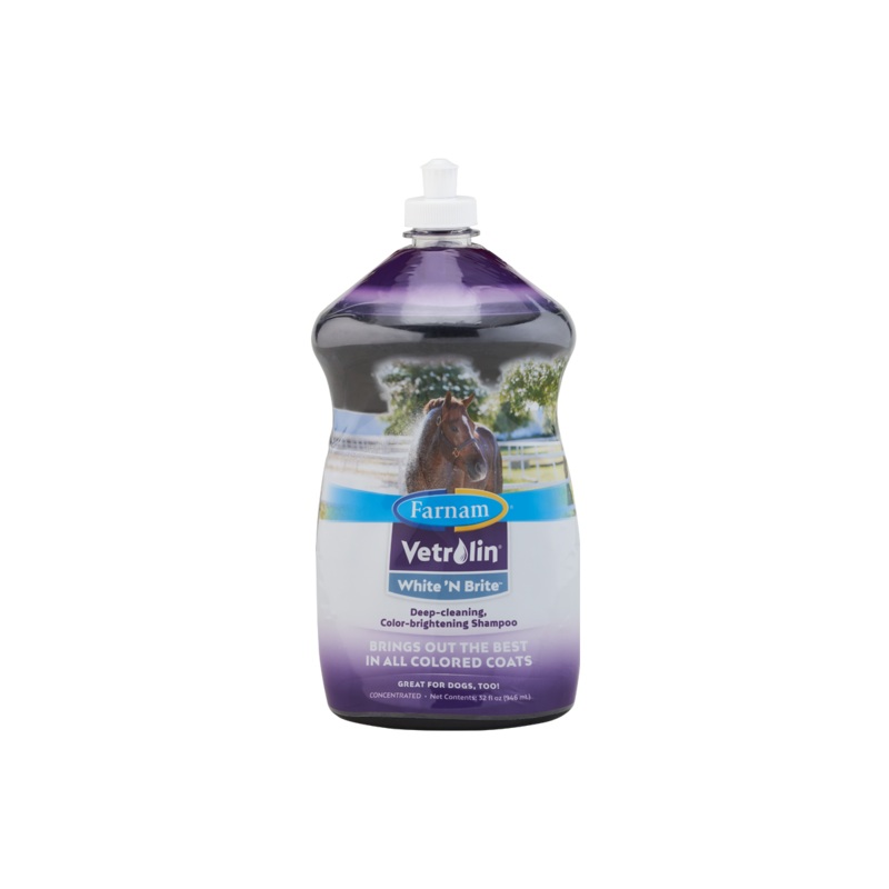 Farnam Vetrolin White ‘N Brite Color-Brightening Shampoo 32 OZ