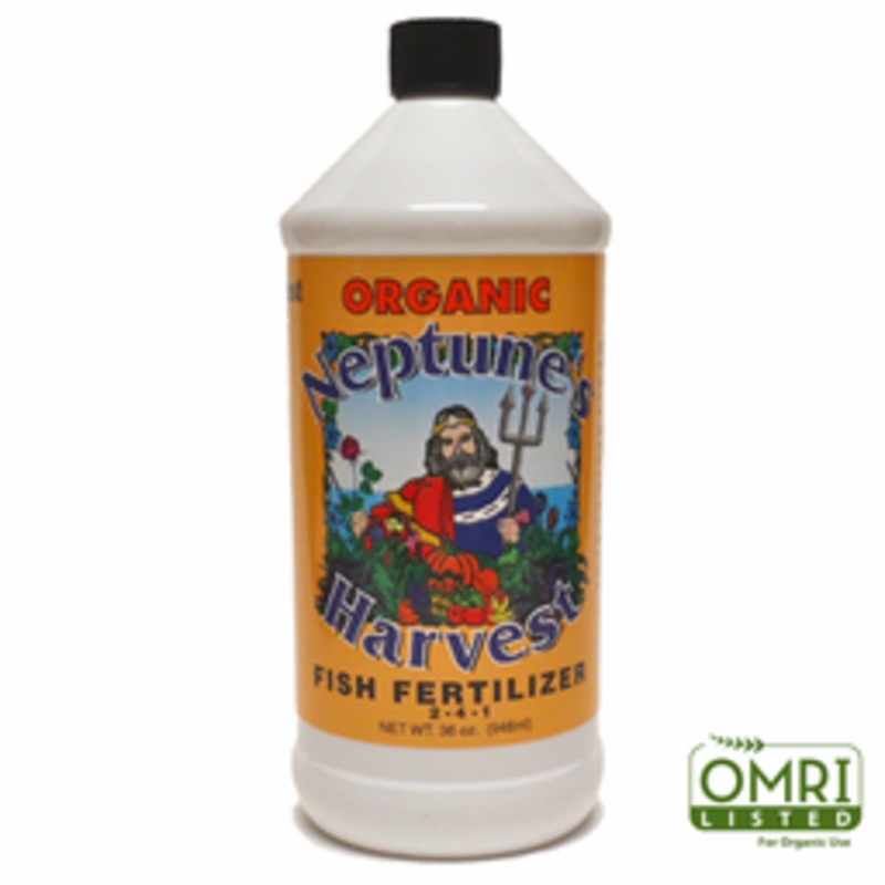 Neptune’s Harvest Hydrolyzed Fish Fertilizer Quart 2-4-1 36 oz