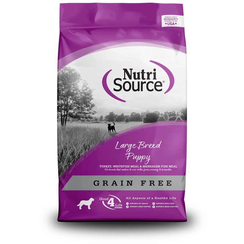 NutriSource Large Breed Puppy Recipe Healthy Grain Free Puppy Food
