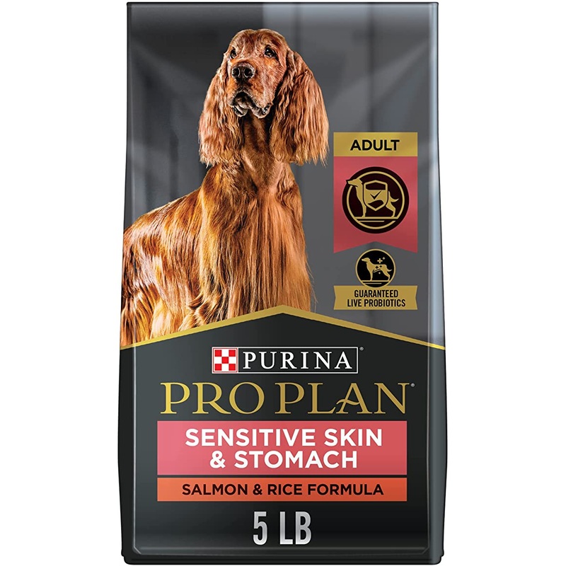Purina Pro Plan Adult Sensitive Skin & Stomach Dog Food 5 lb Salmon & Rice