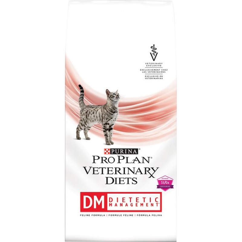 Purina Pro Plan Veterinary Diets DM Dietetic Management Dry Cat Food 3.5 lb