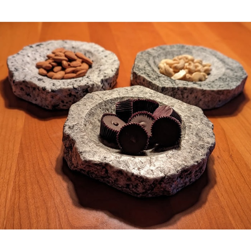 Reclaimed Granite Dish Nest