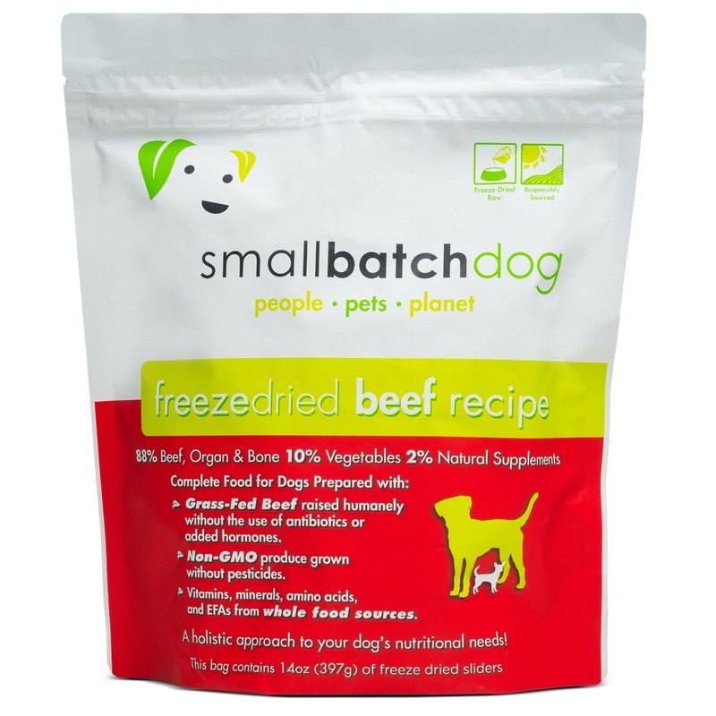 Small Batch Pet Freeze Dried Beef Sliders for Dogs – 14oz.