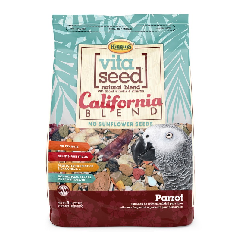 Higgins Vita Seed California Blend for Parrots 5 lb