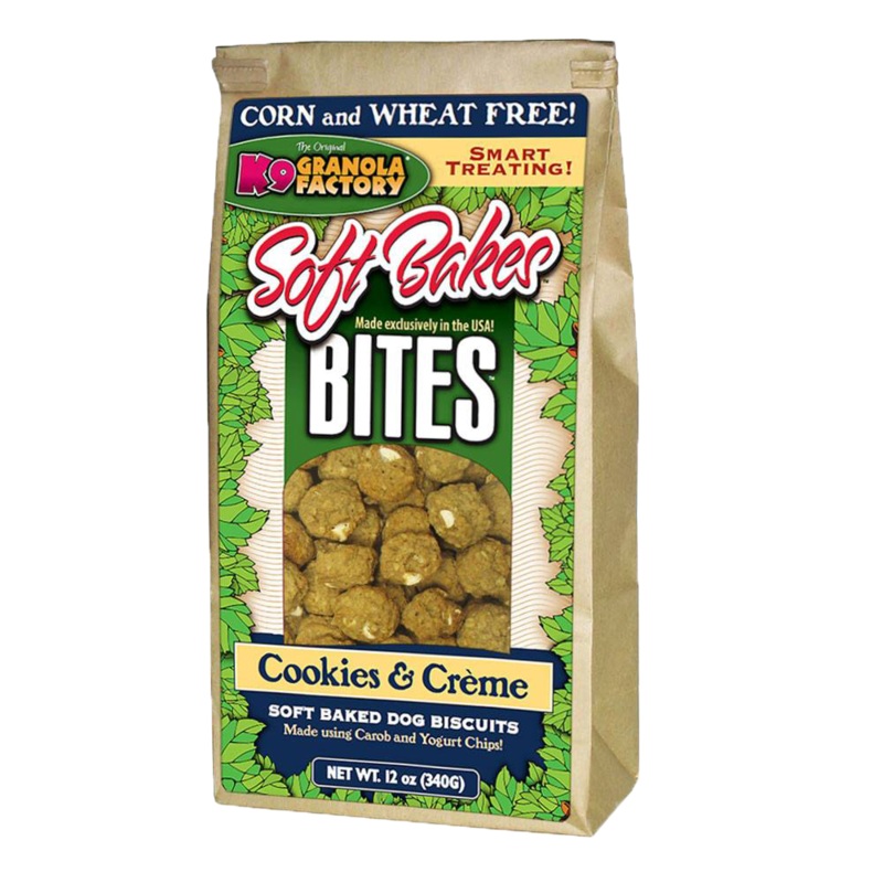 K9 Granola Factory Soft Bakes Bites, Cookies & Crme Recipe Dog Treats