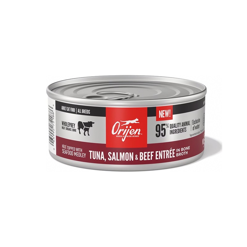 Orijen Tuna, Salmon & Beef Entree Wet Cat Food 5.5oz