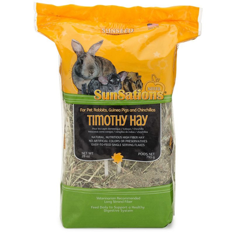 Sunseed SunSations Natural Timothy Hay 8 lbs